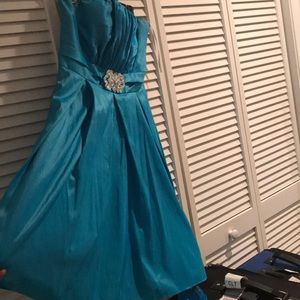 Short Cocktail blue dress